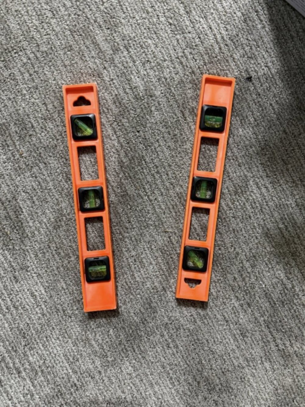 Two - Level & Tool Structo-Cast Level, 16", Orange, 2 Levels 16 Inch
